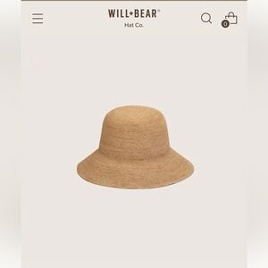 Will & Bear Straw Bucket Hat